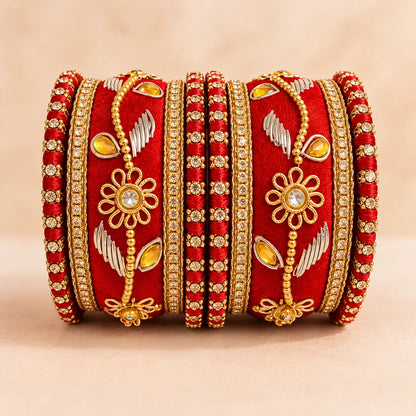 Shrikaa Velvet Bangles - Deluxe