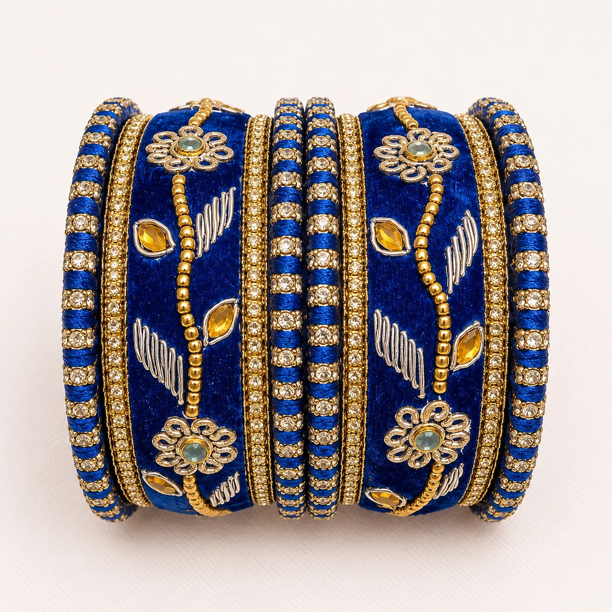Shrikaa Velvet Bangles - Deluxe