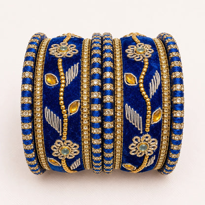 Shrikaa Velvet Bangles - Deluxe