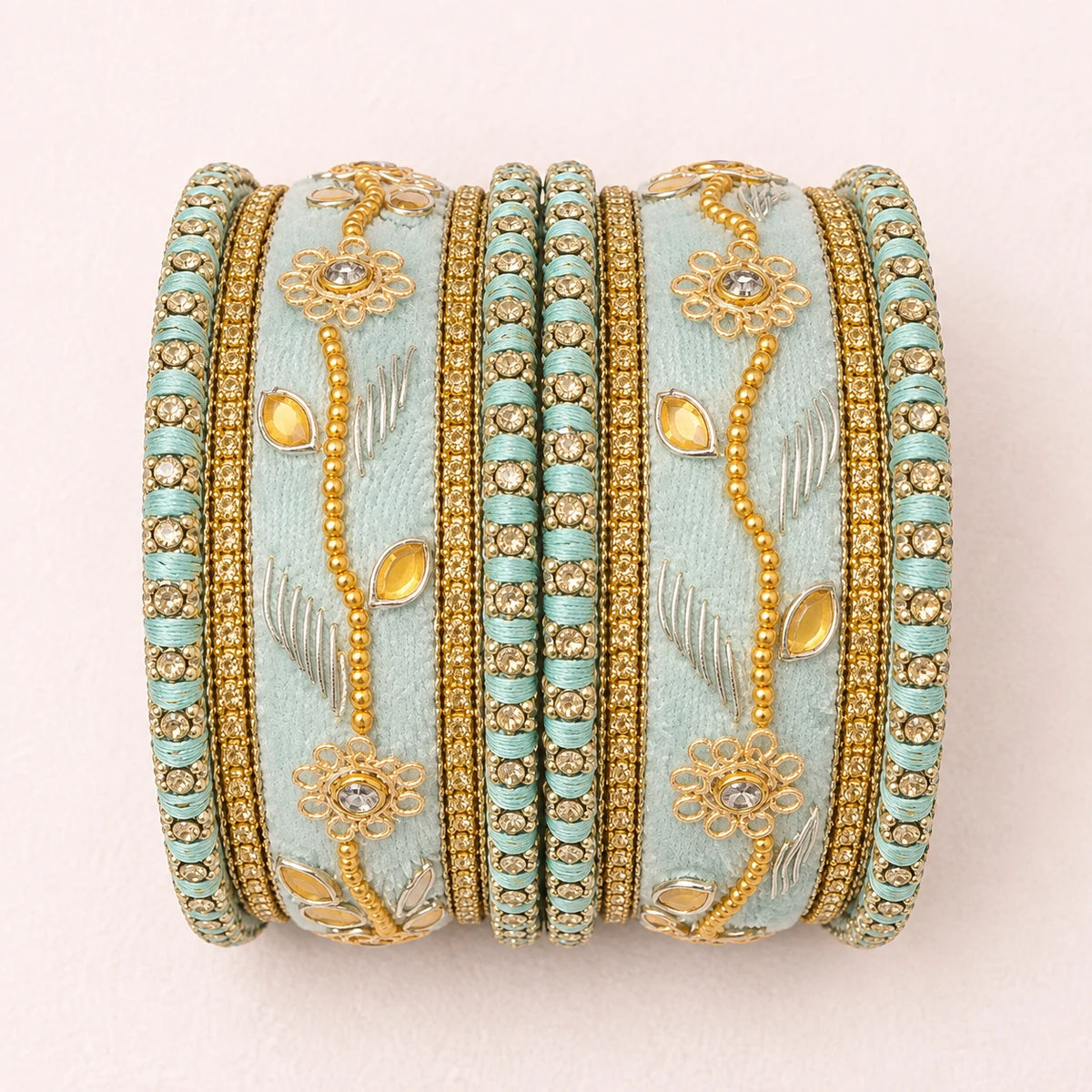 Shrikaa Velvet Bangles - Deluxe