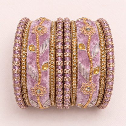 Shrikaa Velvet Bangles - Deluxe