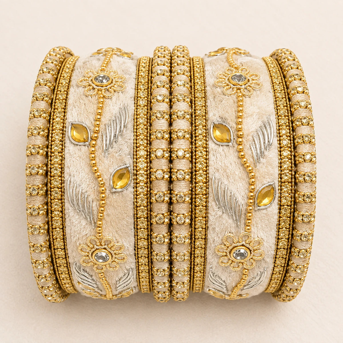 Shrikaa Velvet Bangles - Deluxe